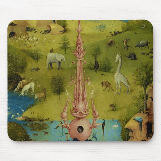 Garden of Eden - Hieronymus Bosch Mouse Pad (Front)