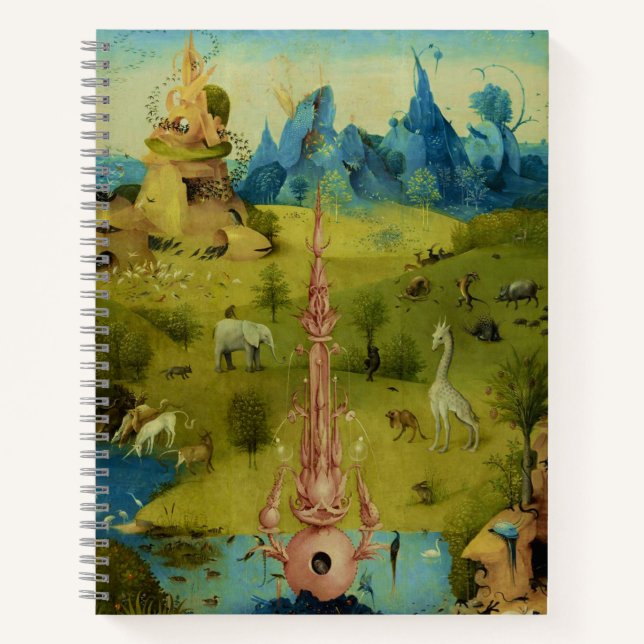 Garden of Eden - Hieronymus Bosch Notebook (Front)