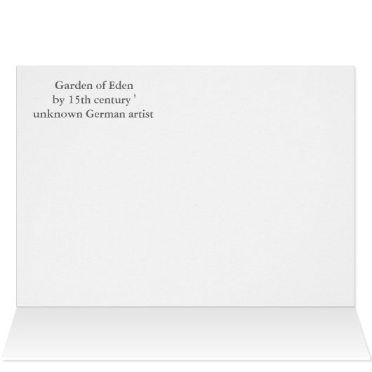 Garden of Eden medieval art (Inside Horizontal (Top))