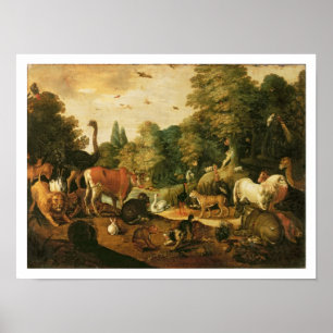 Garden of Eden (oil on canvas) Poster