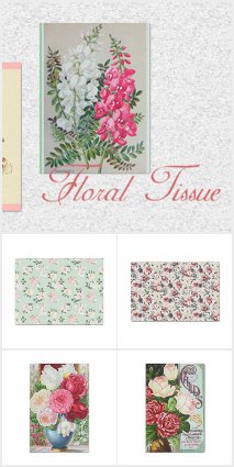 Garden of Floral Tissue Paper