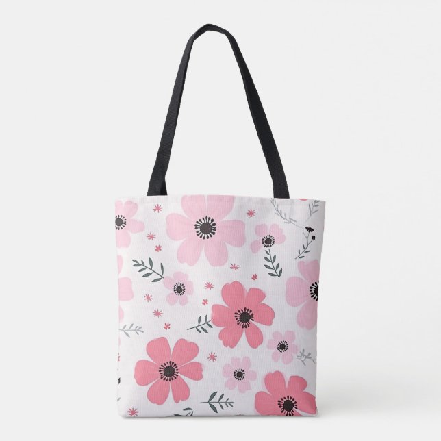 Garden of Flowers Tote Bag (Back)