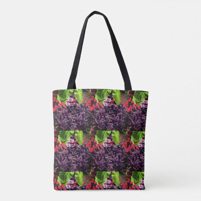 Garden of Flowers Tote Bag (Back)
