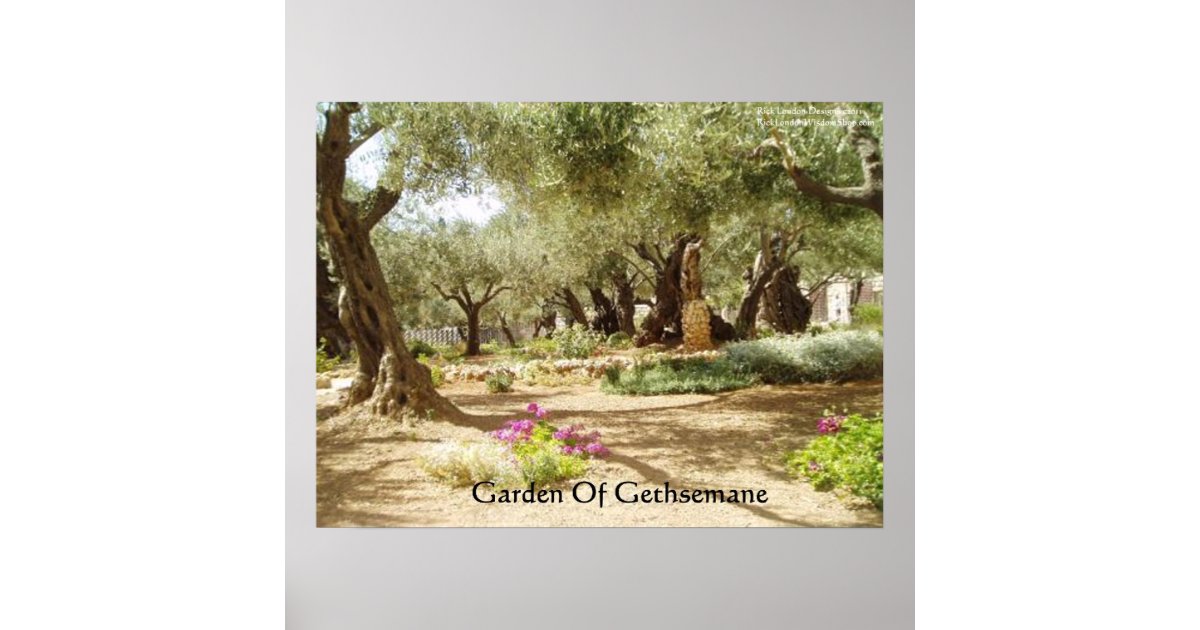 Garden Of Gethsemane Christianity Posters | Zazzle.com