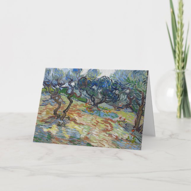Garden of Gethsemane, Mount of Olives by van Gogh Card (Front)