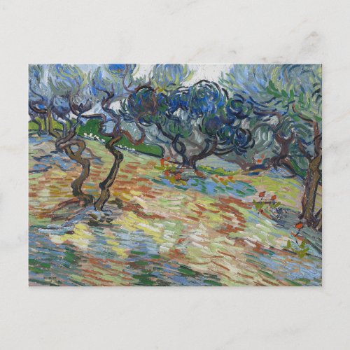Garden of Gethsemane Mount of Olives by van Gogh Postcard