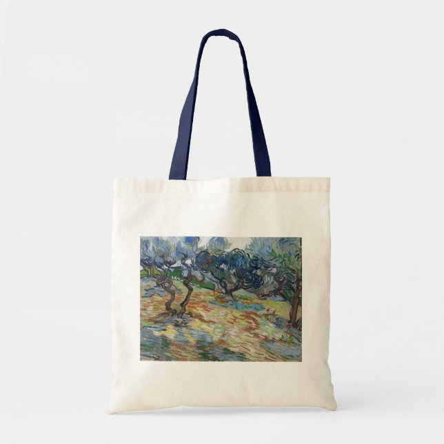 Garden of Gethsemane, Mount of Olives by van Gogh Tote Bag (Front)