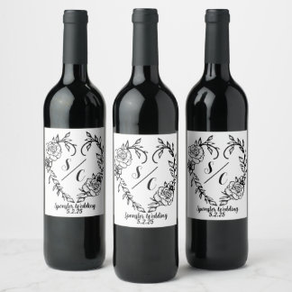 Garden of Hearts Wine Label