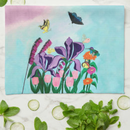 Garden of Heavenly Delights Kitchen Towel