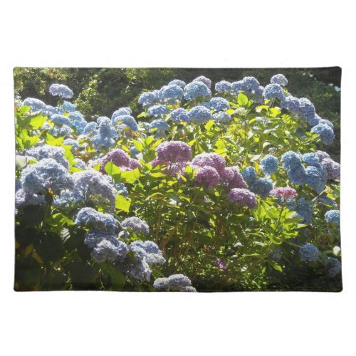 Garden of Hydrangeas Cloth Placemat