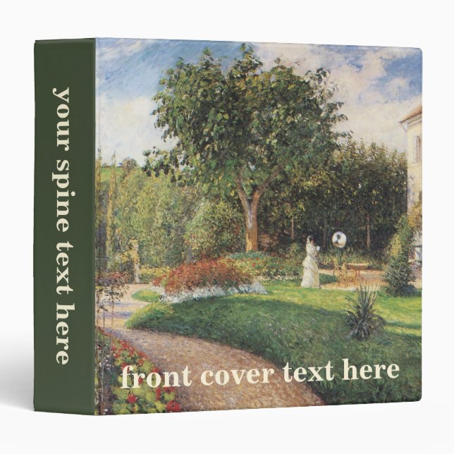 Garden of Les Mathurins at Pontoise by Pissarro Binder (Front/Spine)