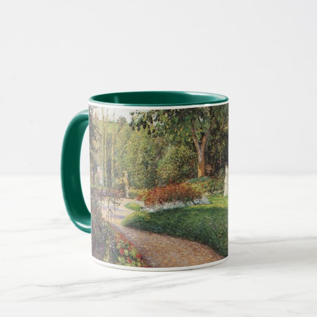 Garden of Les Mathurins at Pontoise by Pissarro Mug (Front Left)