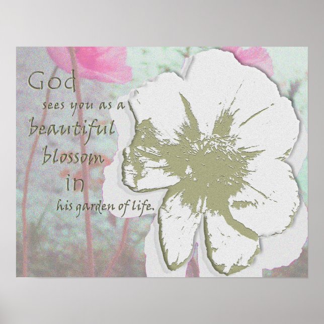 "Garden of Life" digital collage Poster (Front)