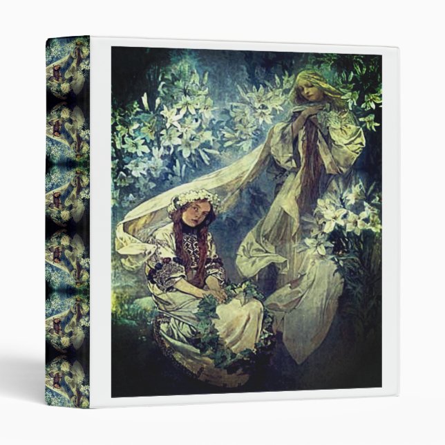 Garden of Lilies 3 Ring Binder (Front/Spine)