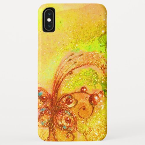 GARDEN OF LOST SHADOW MAGIC BUTTERFLY PLANT Yellow iPhone XS Max Case