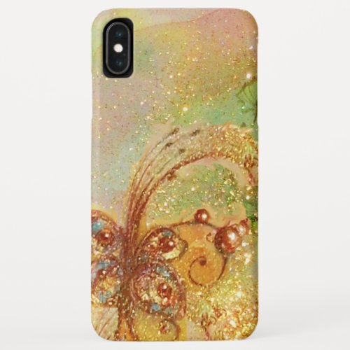 GARDEN OF LOST SHADOW MAGIC BUTTERFLY PLANT Yellow iPhone XS Max Case