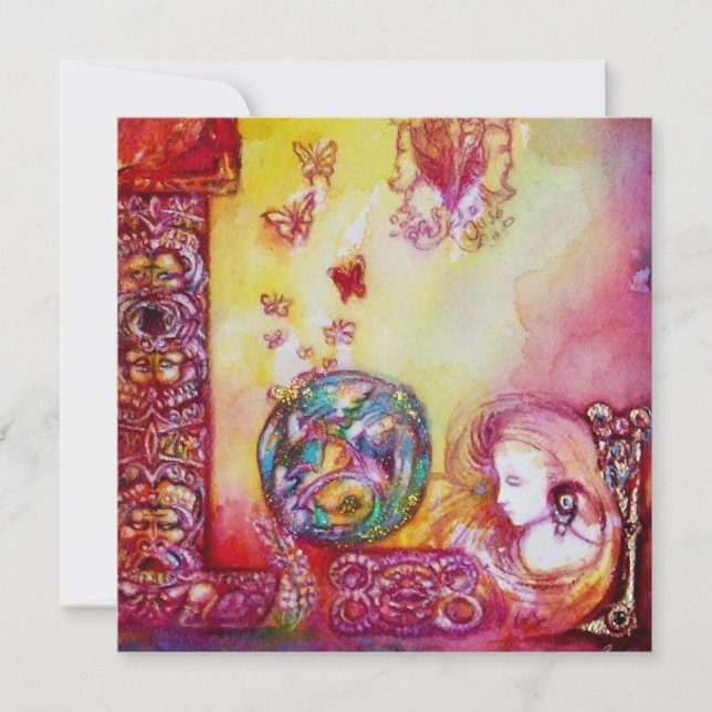 GARDEN OF LOST SHADOWS , FAIRIES AND BUTTERFLIES ANNOUNCEMENT (Front)