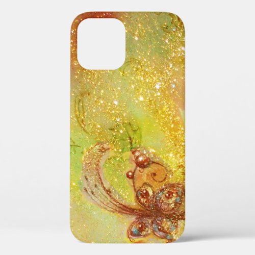 GARDEN OF LOST SHADOWSMAGIC BUTTERFLY Gold Yellow iPhone 12 Case