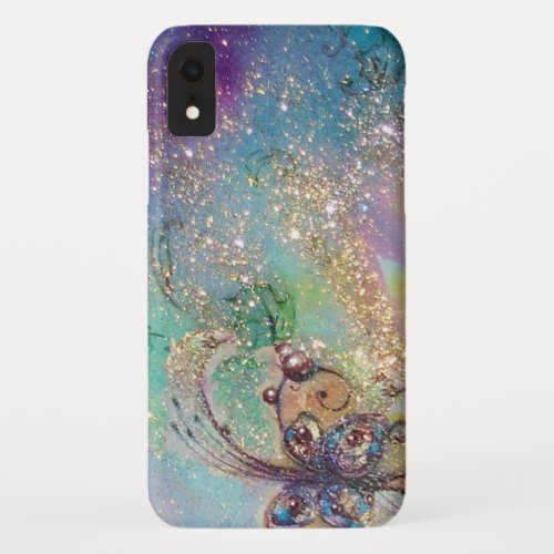 GARDEN OF LOST SHADOWS _MAGIC BUTTERFLY PLANT Blue iPhone XR Case