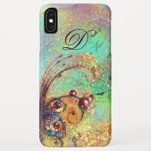 GARDEN OF LOST SHADOWS MAGIC BUTTERFLY PLANT Blue iPhone XS Max Case