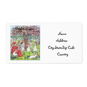 Garden of Love-address label