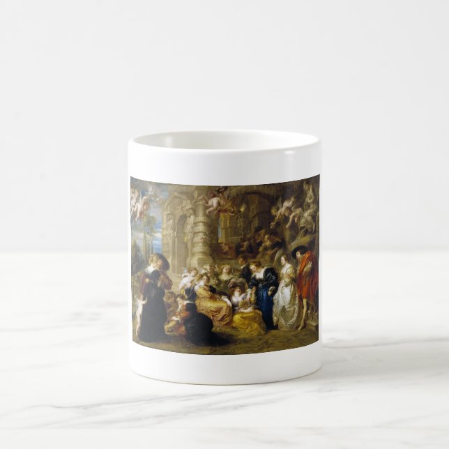 Garden of Love Peter Paul Rubens  masterpiece Coffee Mug (Center)