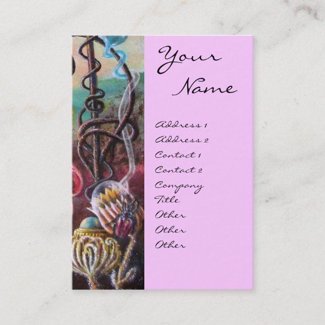 GARDEN OF MELISSA .detail Business Card (Front)