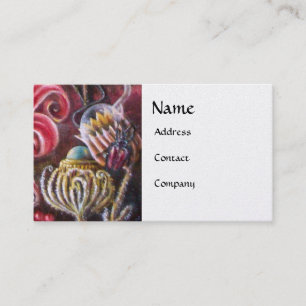 GARDEN OF MELISSA .detail gold Business Card