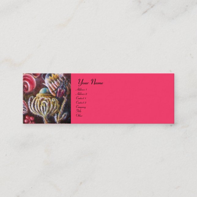 GARDEN OF MELISSA .detail Mini Business Card (Front)