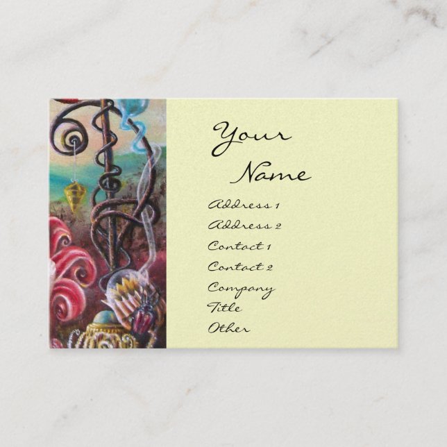 GARDEN OF MELISSA .detail pearl Business Card (Front)