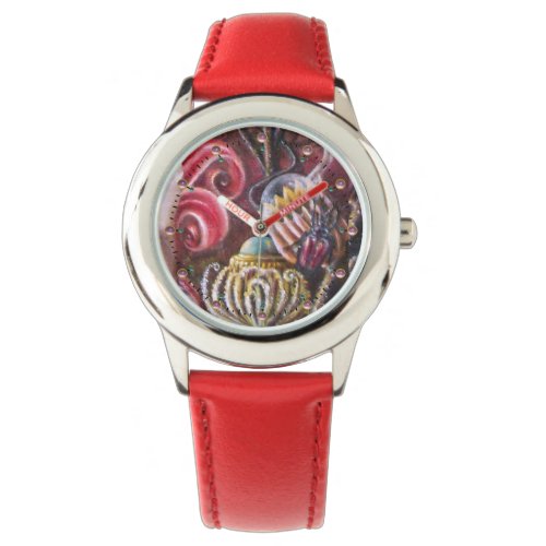 GARDEN OF MELISSA  Magic Flowers With Scarab Watch