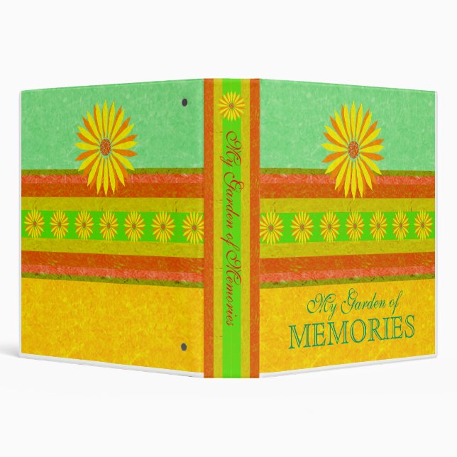 Garden of Memories Spring Flower Memory Book Binder (Background)