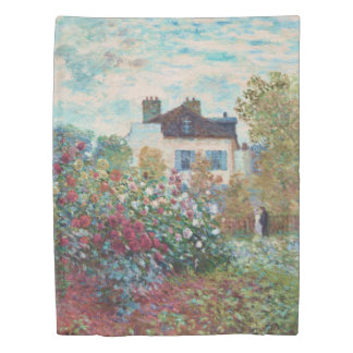 Garden of Monet at Argenteuil Fine Art Duvet Cover