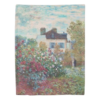 Garden Of Monet At Argenteuil Fine Art Duvet Cover by monetart at Zazzle