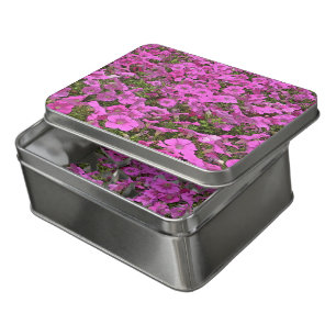 "GARDEN OF PINK PETUNIAS" (PHOTOG. DIGITAL MANIP.) JIGSAW PUZZLE