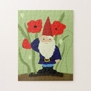 Garden of Remembrance Gnome Jigsaw Puzzle