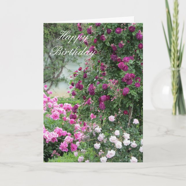 Garden of Roses Card (Front)