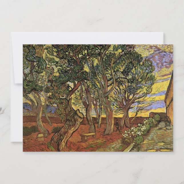 Garden of Saint-Paul Hospital by Vincent van Gogh (Front)