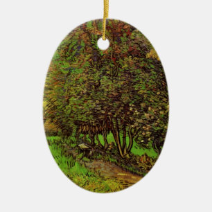 Garden of Saint-Paul Hospital by Vincent van Gogh Ceramic Ornament