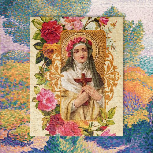 Garden of Saint Rose Puzzle in Yellow