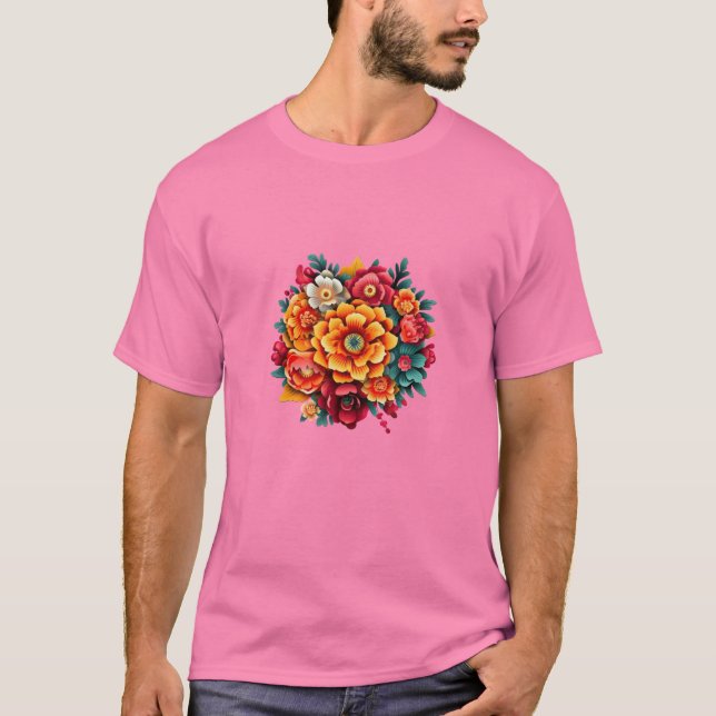 Garden of Serenity Floral Tee (Front)