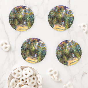 Garden of the Artist at Vetheuil - Claude Monet Coaster Set