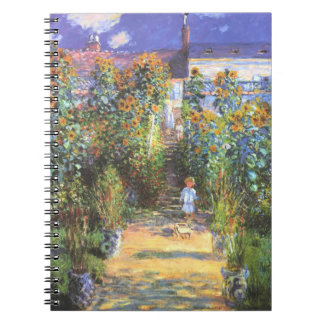 Garden of the Artist at Vetheuil - Claude Monet Notebook
