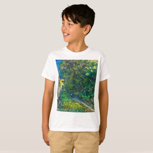 Garden of the Asylum at Saint_Remy After Van Gogh T_Shirt