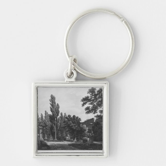 Garden of the cloister, Musee des Monuments Keychain (Front)