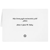 Garden of the Gods Card (Back Horizontal)