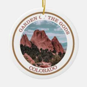 Garden of the Gods Colorado Ceramic Ornament