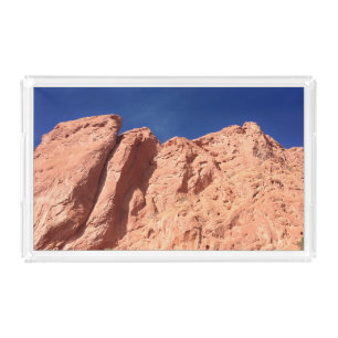 Garden of the Gods Colorado Cliffs Photo Acrylic Tray