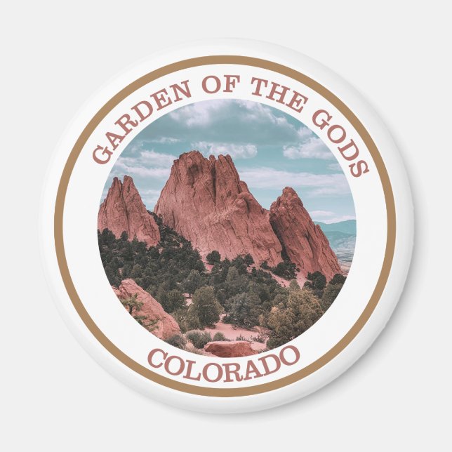Garden of the Gods Colorado Magnet (Front)