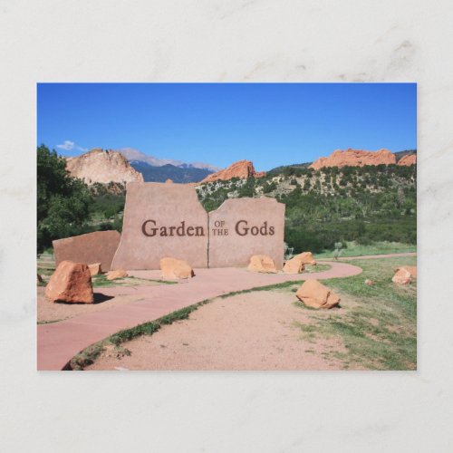 Garden of the Gods _ Colorado Postcard